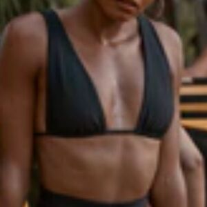 Monday swimwear -NWOT- Black Chevron Print